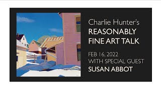 63 REASONABLY FINE ART TALK Susan Abbot [upl. by Eigroeg]