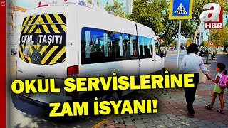 Özel Okul Servislerine Zam İsyanı  A Haber [upl. by Joni]