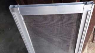 How to make net fiting aluminium window door [upl. by Obediah]