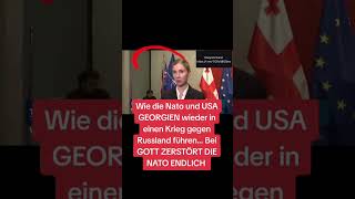 Manipulierte 🗳️WAHLEN in 🇬🇪GEORGIEN Und im Hintergrund die Ami und NATO Flagge 🤮🤮🤮 [upl. by Acinot]