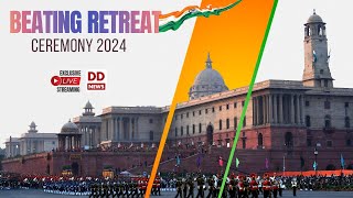 LIVE  Beating Retreat 2024  Annual Musical Extravaganza  29th January 2024 [upl. by Ntsyrk]