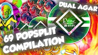 DualAgar  69 Successful POPSPLIT Compilation  Win Compilation 8 [upl. by Atikaj]