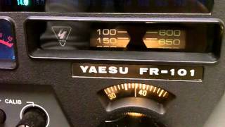 Yaesu FR101 [upl. by Aneryc541]