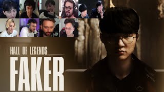 전설의 전당Faker 스트리머 및 해외반응 모음ㅣHall of Legends [upl. by Timothee135]