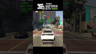 GTX 1650 GTA V 1080P Very High Settings [upl. by Enovaj]