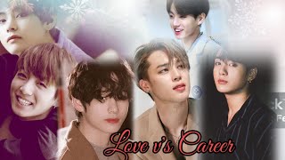 Love vs career vminkook love story BTS kdrama 🥰😍💜 [upl. by Padriac]