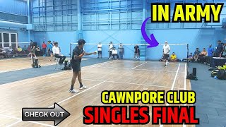 Cawnpore Club Badminton Singles Final  Age 50 [upl. by Hudnut590]