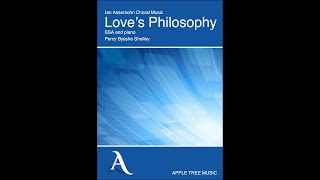 Loves Philosophy SSA [upl. by Polloch684]