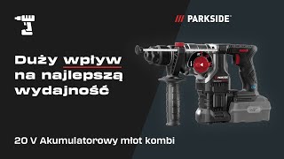 Mocna akumulatorowa młotowiertarka 20 V z serii PARKSIDE PERFORMANCE [upl. by Neibart]