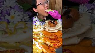 100 🍅🌶️🔥🥩🐄🧀🌮🔔🌯🌵🍟🥤 MEXICAN TACO BELL MUKBANG ASMR shorts [upl. by Gabriele438]