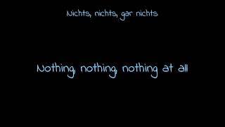 Elisabeth 1992  Nichts nichts gar nichtsNothing Nothing Nothing At All Lyrics EngGer [upl. by Kornher]