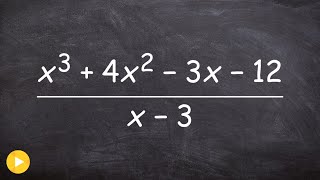 Dividing polynomials using long division [upl. by Waxman469]