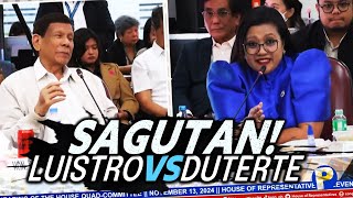 GINISA ni Jinky Luistro si dating Pangulong Duterte sa QuadCom hearing [upl. by Coucher769]