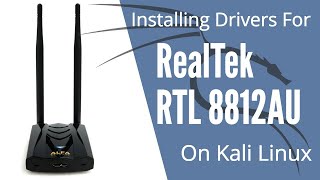 Installing Drivers RealTek RTL8812AU on Kali Linux amp Testing Monitor Mode amp Packet Injection 2023 [upl. by Reld533]