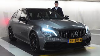 2020 Mercedes AMG C63S  BRUTAL Full Drive Review Estate Sound Acceleration [upl. by Holder]