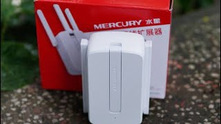 Hướng dẫn cài đặt kích sóng wifi Mercury 3 râu MW310RE [upl. by Polito848]