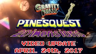 Video Update 42417  Gravity Falls PinesQuest 2D [upl. by Bathesda]