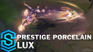 Prestige Porcelain Lux Skin Spotlight  PreRelease  League of Legends [upl. by Tann614]