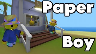 HOW I DID THE Paper Boy JOB IN WOBBLY LIFE [upl. by Esihcoc]