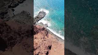 DJI air3s The rockiest and most rocky beach Canary Island El Hierro [upl. by Anim]