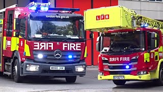 MOBILISE MOBILISE Paddington Pump Ladder amp Turntable Ladder turnout  London Fire Brigade [upl. by Avid285]