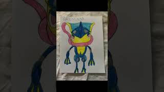 My Drawing Of Greninja [upl. by Rudwik768]