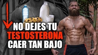 7 Comidas que Bajan Tu TESTOSTERONA Leche de Vaca Sal etc [upl. by Lamrert]