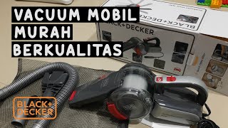 VACUUM CLEANER MOBIL BLACKDECKER  REKOMENDASI VACUUM MOBIL [upl. by Neitsabes]