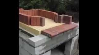 Woodfired bread pizza oven construction [upl. by Polard]