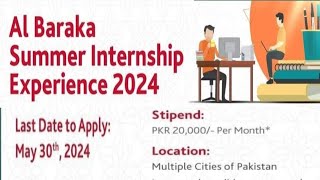 Albaraka Summer internship program 2024  Internship program for final year graduates [upl. by Melloney694]