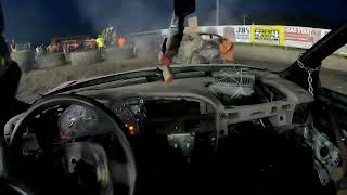 2024 Otsego Co Fair Thursday Night Demo Derby Heat 5 In car 02 [upl. by Musihc]