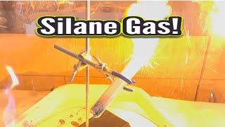 Silane Gas in RamZland🔥 STEM ScienceForKids RamZland Pyrophoric ScienceExperiment [upl. by Gypsy]