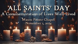 All Saints Day Commemoration at Mason Pointe 11 01 2024 [upl. by Aniretak]