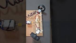 Car Steering Mechanism  dcgearmotor dcmotor tech diy motor youtubeshorts experiment dcmoter [upl. by Ainnat]