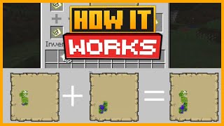 🟨 HOW to use the CARTOGRAPHY TABLE in Minecraft JAVA BEDROCK MCPE Switch [upl. by Durnan]