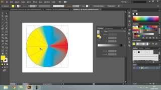 Degradado cónico utilizando malla degradado en Illustrator [upl. by Idalia47]