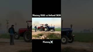 Massey 9500 vs holland 3630 official trendingshorts viralvideo [upl. by Sayre]