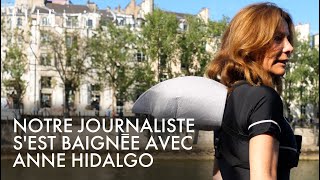 Anne Hidalgo se baigne dans la Seine [upl. by Devin]