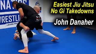 The Easiest Jiu Jitsu No Gi Takedowns by John Danaher [upl. by Demmy81]