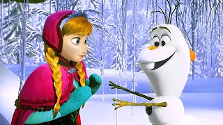 Anna amp Kristoff Meet Olaf Scene  FROZEN 2013 Movie CLIP HD [upl. by Kristel382]