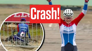 Lucinda Brand Abandons Puck Pieterse Powers To Zonhoven Win [upl. by Euqinommod]