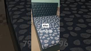 Design your bed with flannel furnishing as per your design furniture bed bedroom mattress viral [upl. by Rosen]