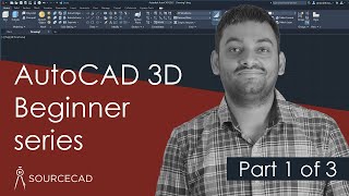 AutoCAD 3D beginner series  Part 1 of 3 [upl. by Attenwahs253]