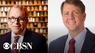 Ohio governor race Mike DeWine Richard Cordray face off in their first debate [upl. by Meggi]