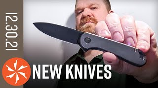 New Knives for the Week of December 30th 2021 Just In at KnifeCentercom [upl. by Adnirol]