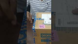 decathlon online order bag pack unboxingvideo online unboxing decathlon bagpack music travel [upl. by Aicatsanna]