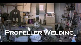 Welding an Aluminium Propeller with a Spool Gun [upl. by Ahsemrac220]