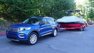 2020 Ford Explorer driving the Hybrid and towing trailers in Oregon Part 2 first drive [upl. by Abrahams257]