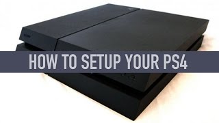 How to set up a PlayStation 4 [upl. by Ahtela449]