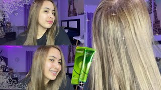 DIY HAIR COLOR  NO BLEACH  BREMOND FOR ONLY 70Php [upl. by Atneciv892]